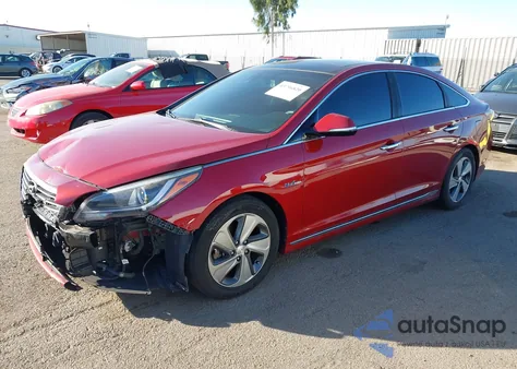 2016 Hyundai Sonata Hybrid Limited from USA, damaged, VIN KMHE34L17GA021579